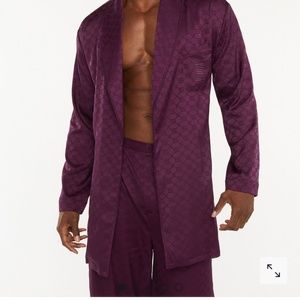 MEN’S SATIN SMOKING JACKET/ROBE AND LOUNGING/PAJAMA PANTS